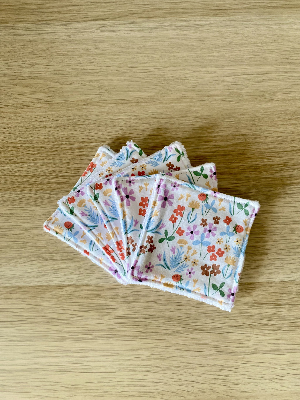Lot de 5 Cotons Lavables Double face