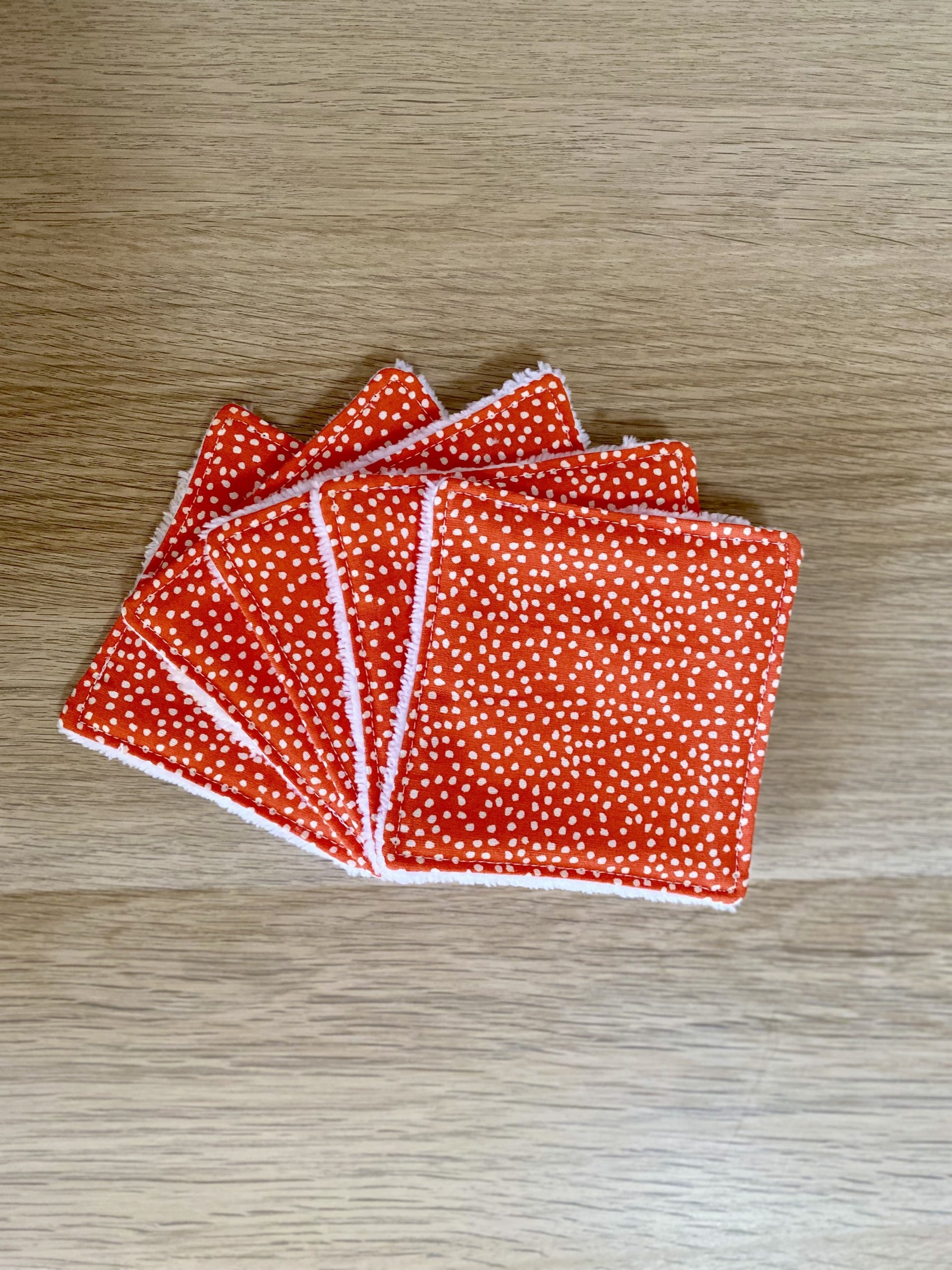 Lot de 5 Cotons Lavables Double face