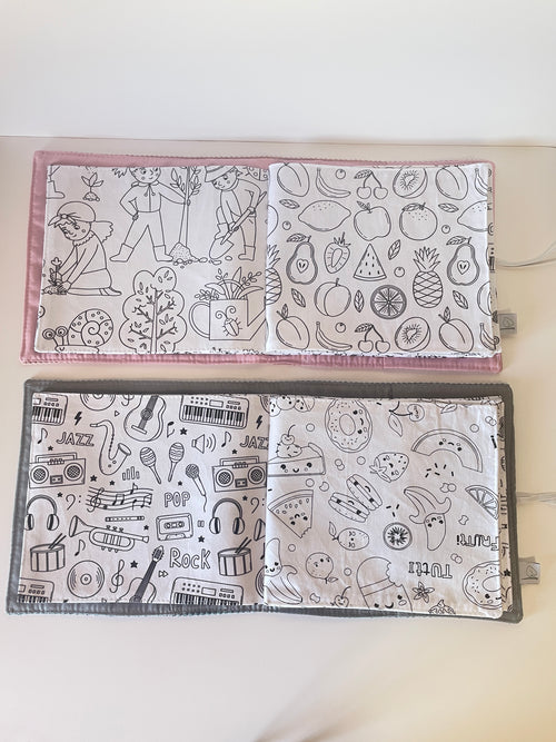 Cahier de coloriage lavable